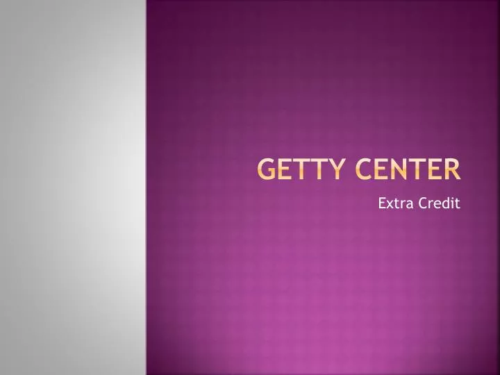 getty center