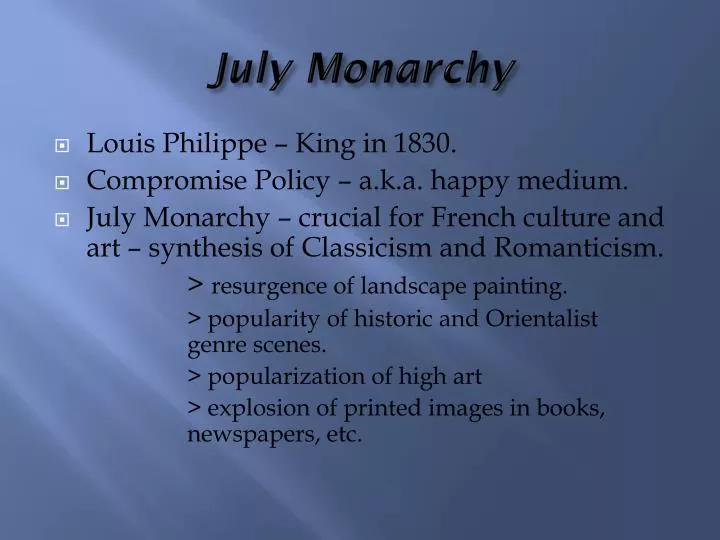 july monarchy