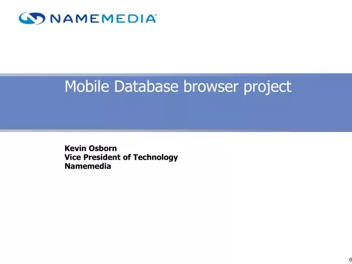 mobile database browser project