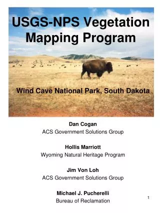 USGS-NPS Vegetation Mapping Program