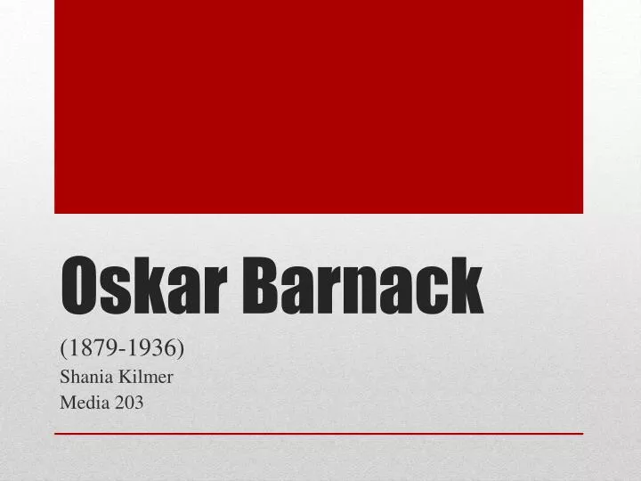 oskar barnack