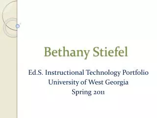 Bethany Stiefel