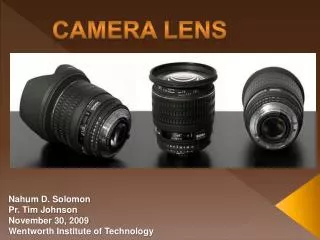 Camera Lens