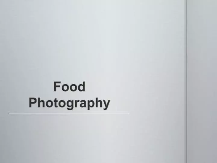 food photography