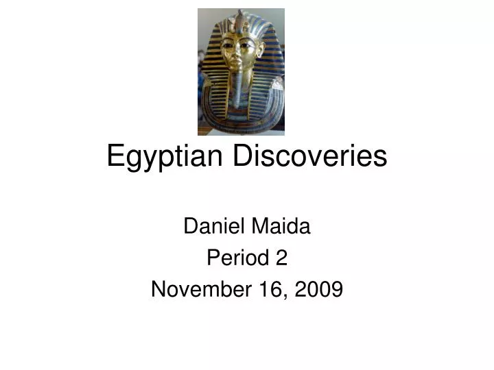 egyptian discoveries