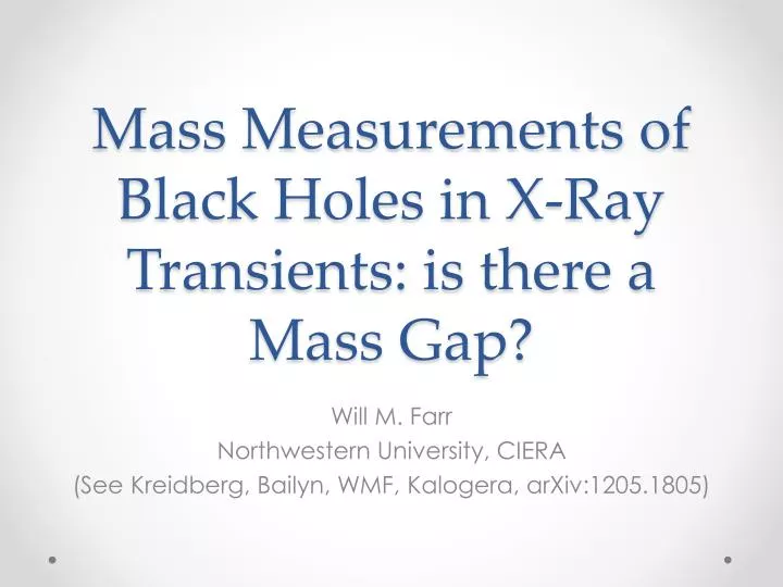 mass measurements of black holes in x ray transients is there a mass gap