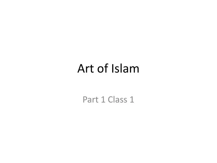 art of islam