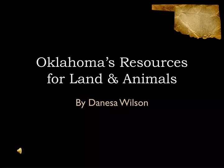 oklahoma s resources for land animals