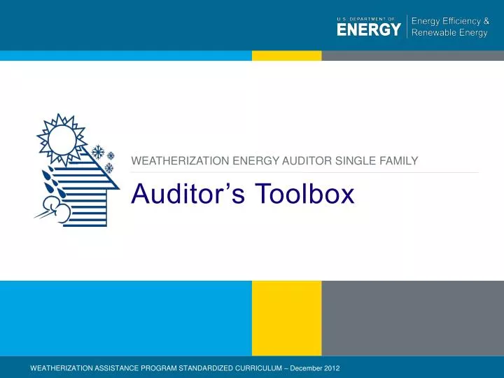 auditor s toolbox