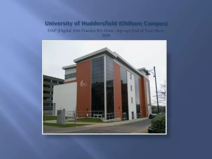 university of huddersfield oldham campus