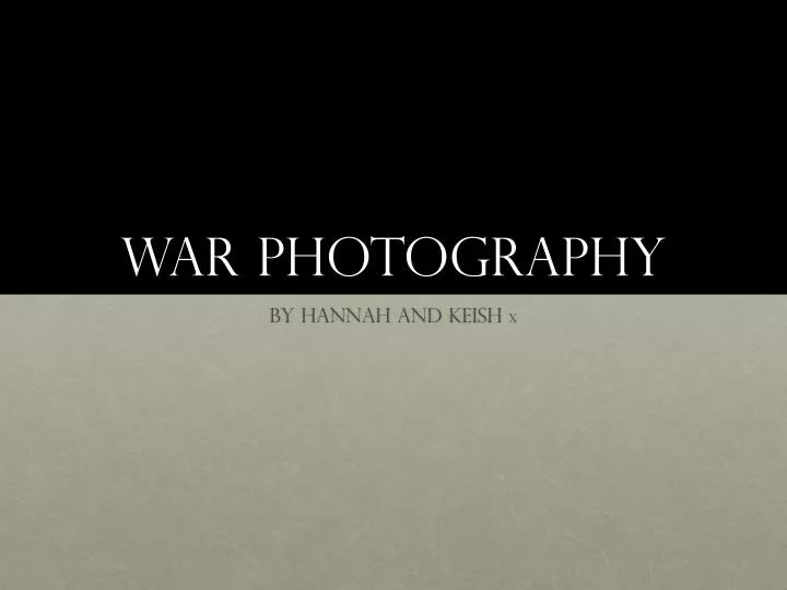 war photography