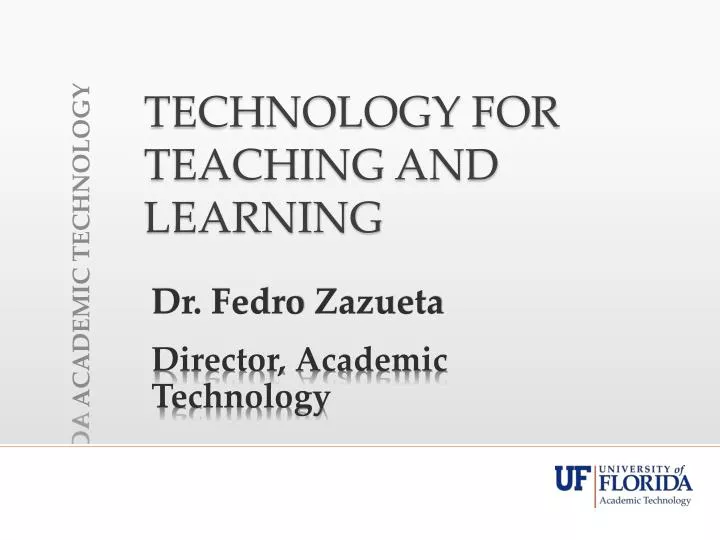technology for teaching and learning