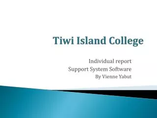 Tiwi Island College