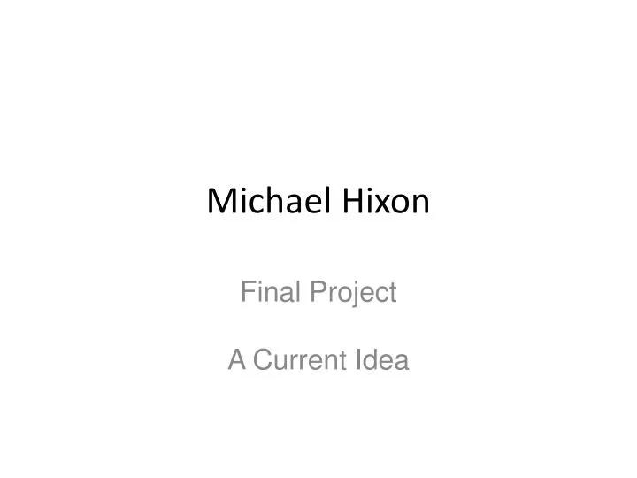 michael hixon