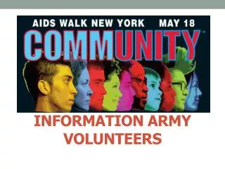 Information ARMY VOLUNTEERS