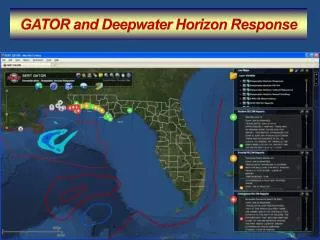 GATOR and Deepwater Horizon Response