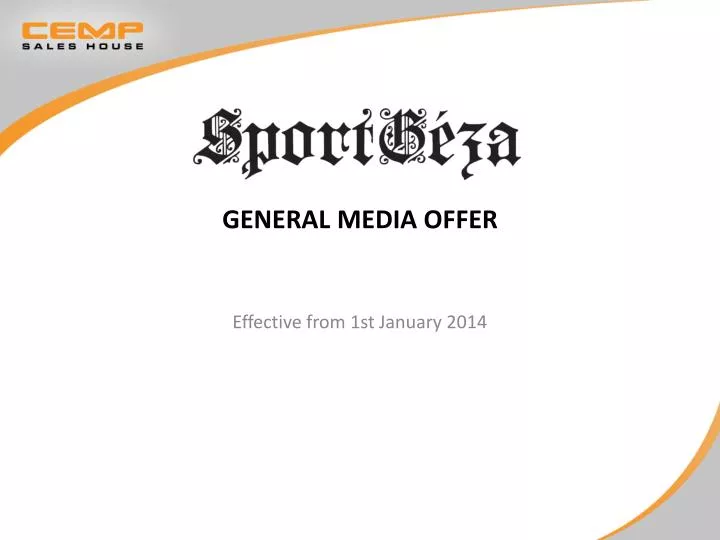 general media offer