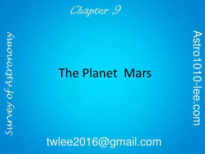the planet mars