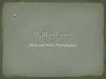 Walker Evans - slide 1
