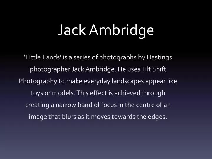 jack ambridge