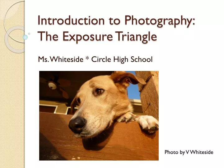 introduction to photography the exposure triangle