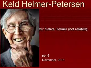 Keld Helmer-Petersen