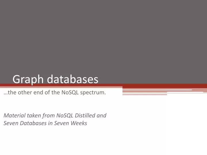 graph databases