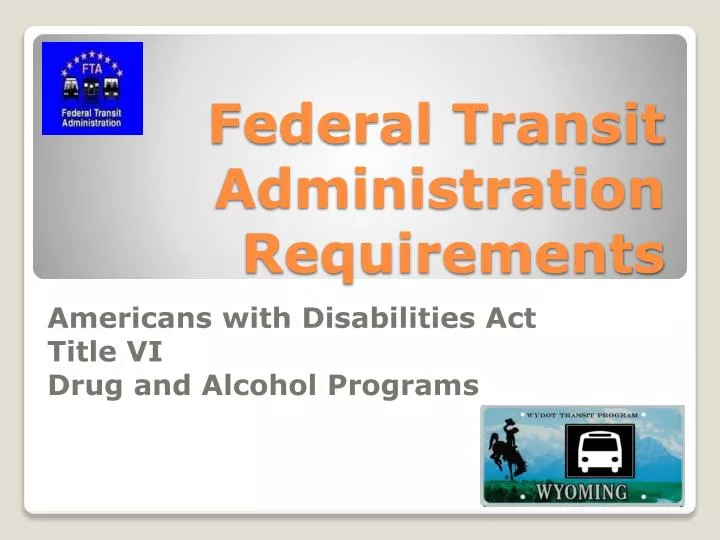 federal transit administration requirements