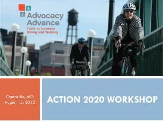 Advocacy Advance Action 2020 Workshop