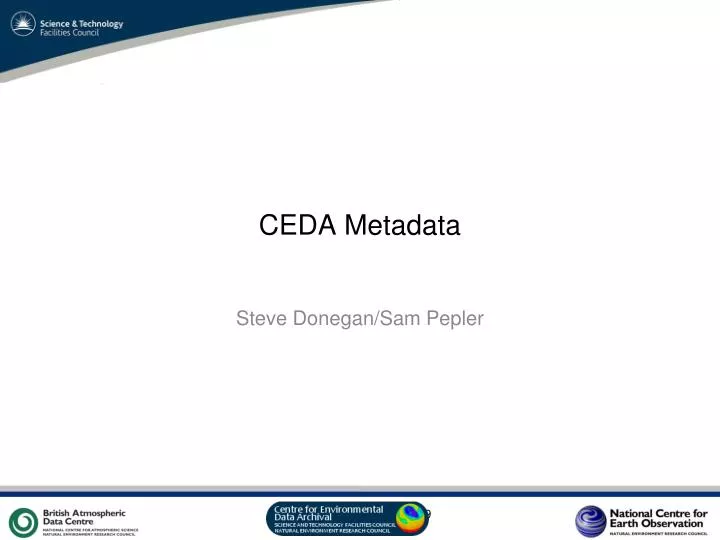 ceda metadata