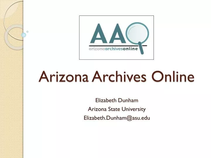 arizona archives online