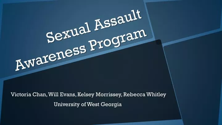 sexual assault awareness program