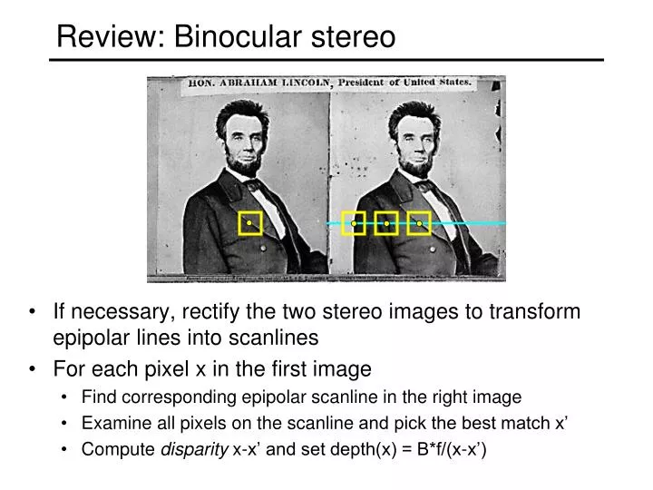 review binocular stereo