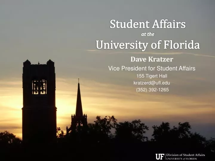 student affairs at the university of florida