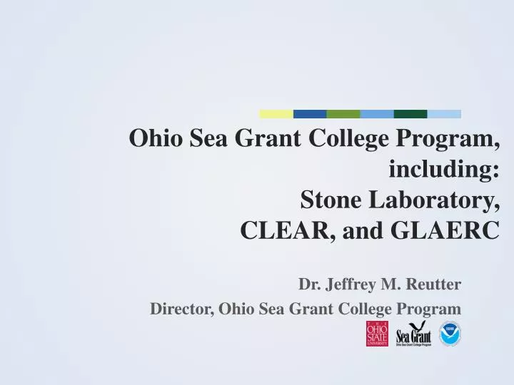 ohio sea grant college program including stone laboratory clear and glaerc