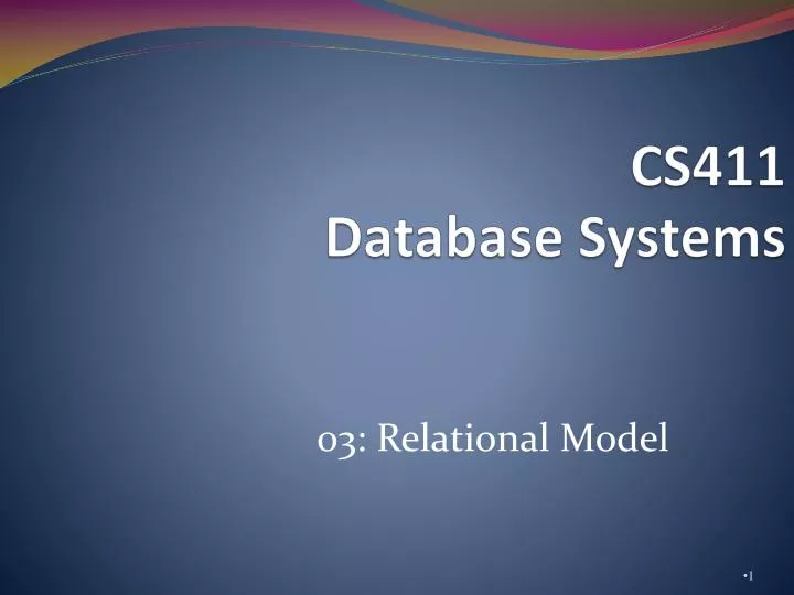 cs411 database systems