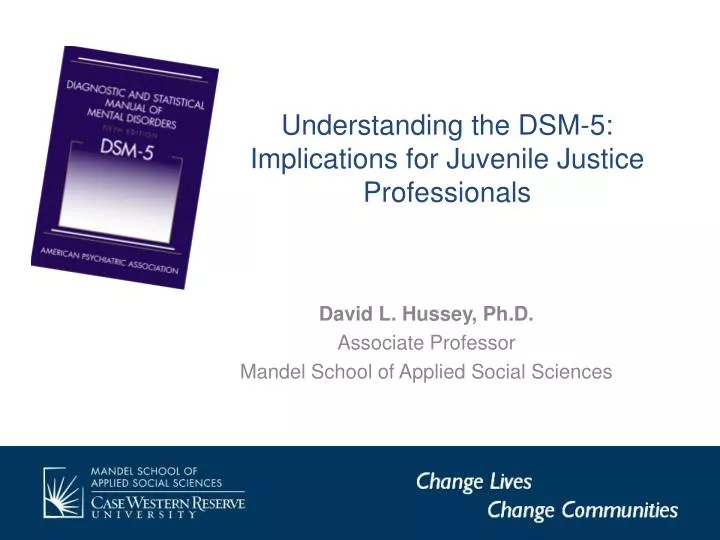 understanding the dsm 5 implications for juvenile justice professionals