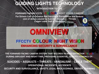 OMNIVIEW FFCCTV C O L O U R N I G H T VI S I O N ENHANCING SECURITY &amp; SURVEILLANCE