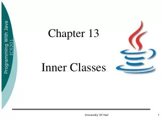Chapter 13 Inner Classes