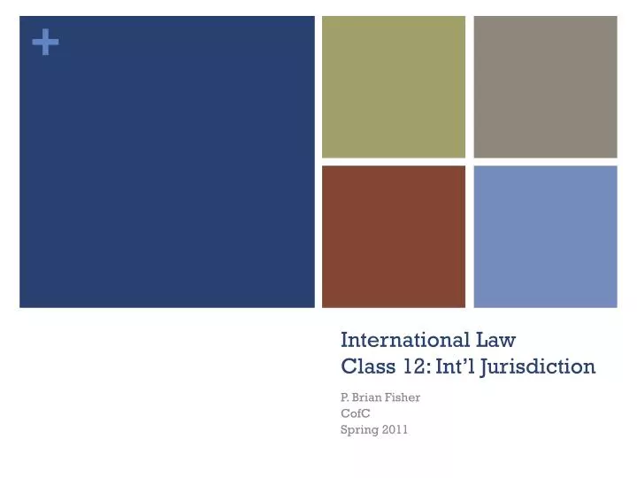 international law class 12 int l jurisdiction