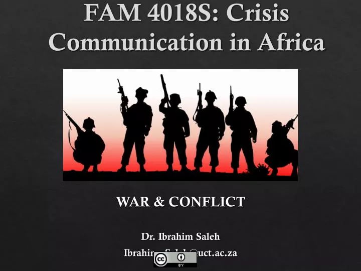 fam 4018s crisis communication in africa