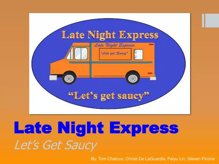 late night express let s get saucy