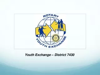 Youth Exchange – District 7430
