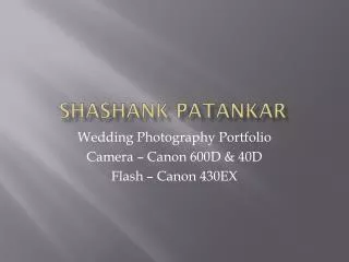 Shashank Patankar
