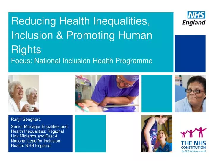 reducing health inequalities inclusion promoting human rights