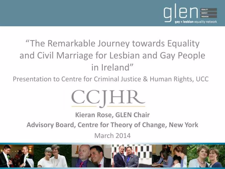 the remarkable journey towards equality and civil marriage for lesbian and gay people in ireland