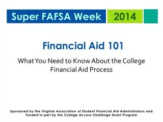 Financial Aid 101