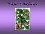 Chapter 10 Biodiversity - slide 1