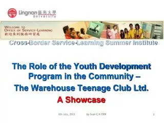 Cross-Border Service-Learning Summer Institute