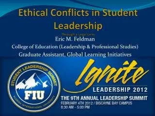 Ethical Conflicts in Student Leadership Through a Legal Lens